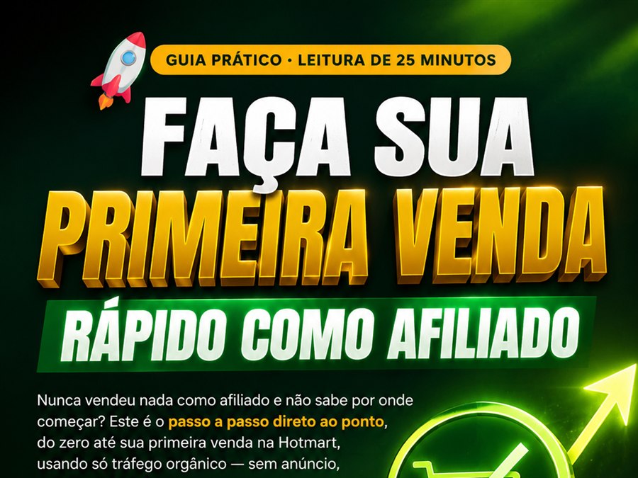 Faça Sua Primeira Venda Rápido Como Afiliado